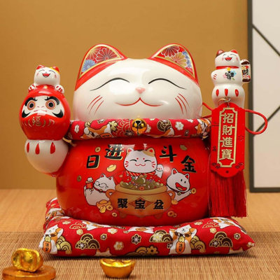 Stealing Coin Cat Piggy Bank ,Lucky Cat-Japanese Lucky Charm